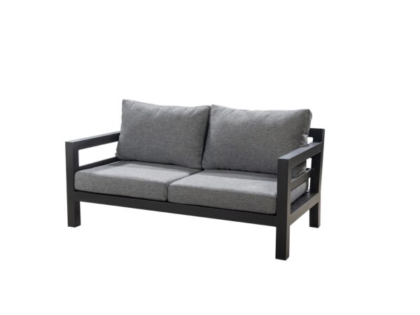 2022 YOI LG Midori sofa 2 seater alu black panther black 001
