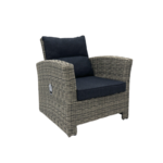 KJ Tuinmeubelen Cancun verstelbare loungestoel