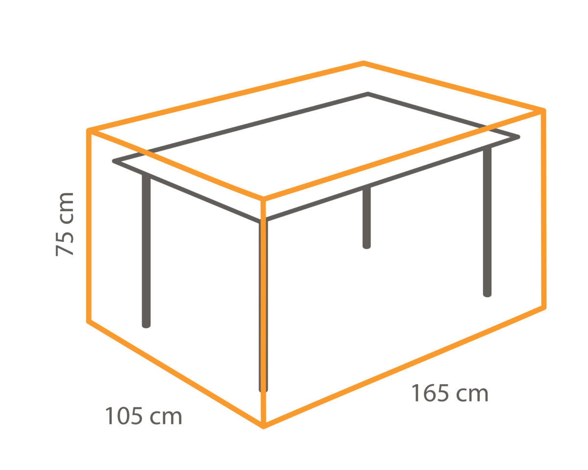 Winza tuintafel beschermhoes 165x105x75cm