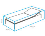 Winza ligbed beschermhoes 200x75x40cm