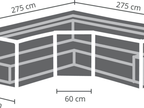 Winza loungeset beschermhoes 275x100x70cm