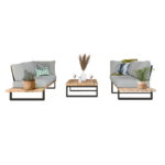 Suns Nardo 3-delige beach Loungeset Light Antracite