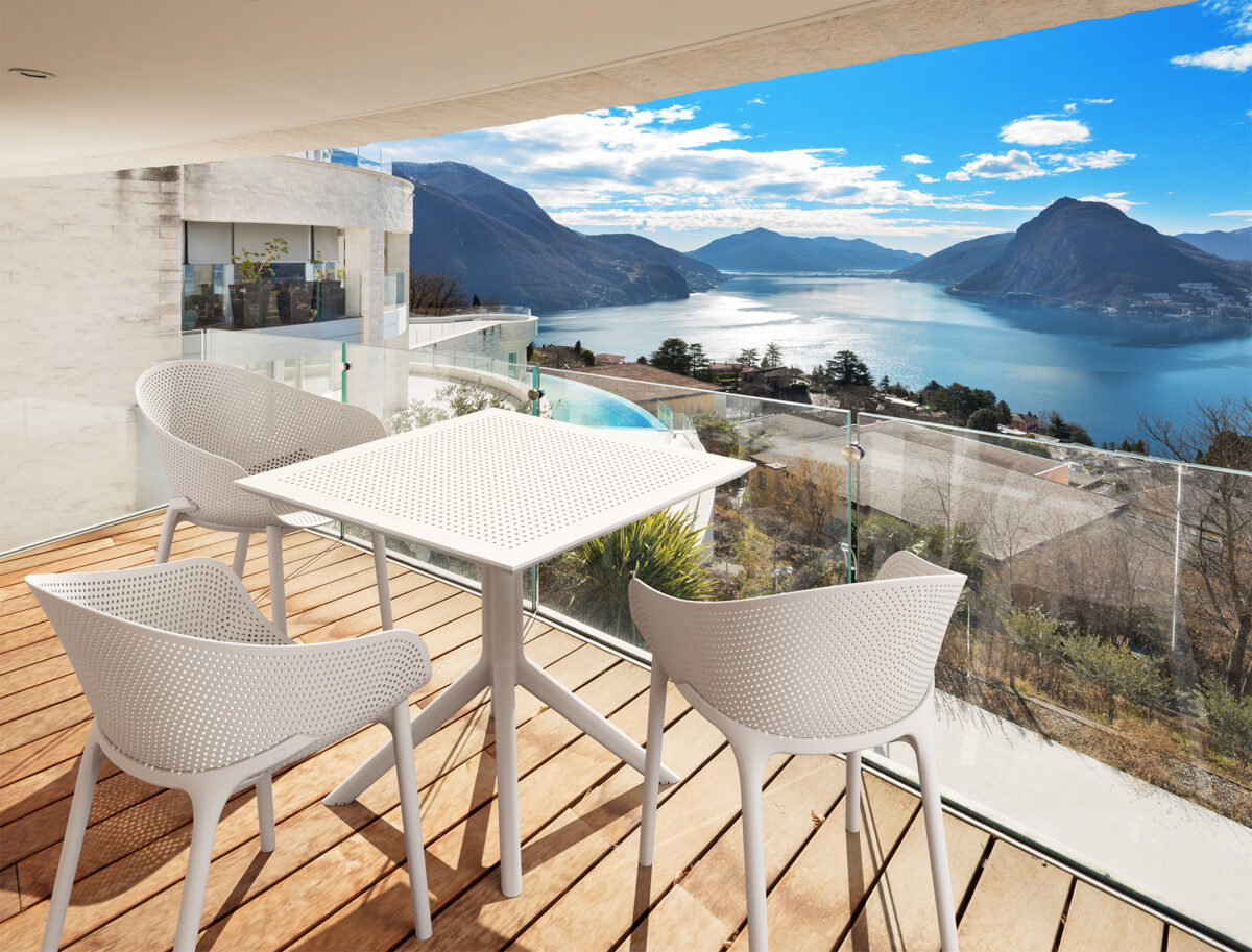 Siësta Sky Dining Tuinstoel Wit 2 x - Afbeelding 2