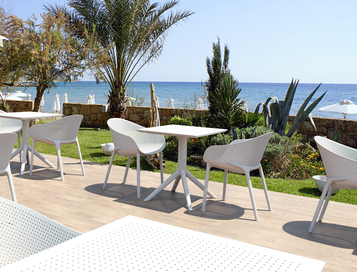 Siësta Sky Dining Tuinstoel Wit 2 x - Afbeelding 3