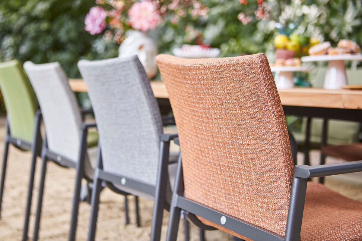 Suns Anzio dining tuinstoel Light Anthracite - Afbeelding 2