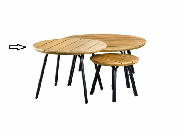 Suns Simi Bijzettafel 60cmØ Teak