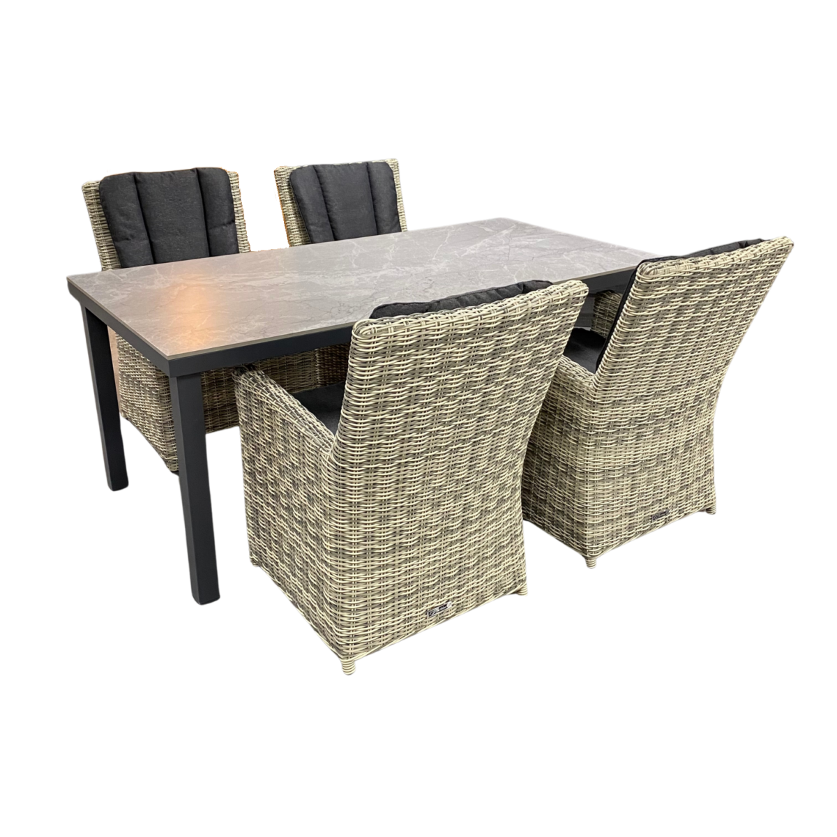 Hartman Comino Cancun 5-delige diningset 180x90cm