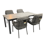 Hartman Comino Natal 5-delige diningset 180x90cm