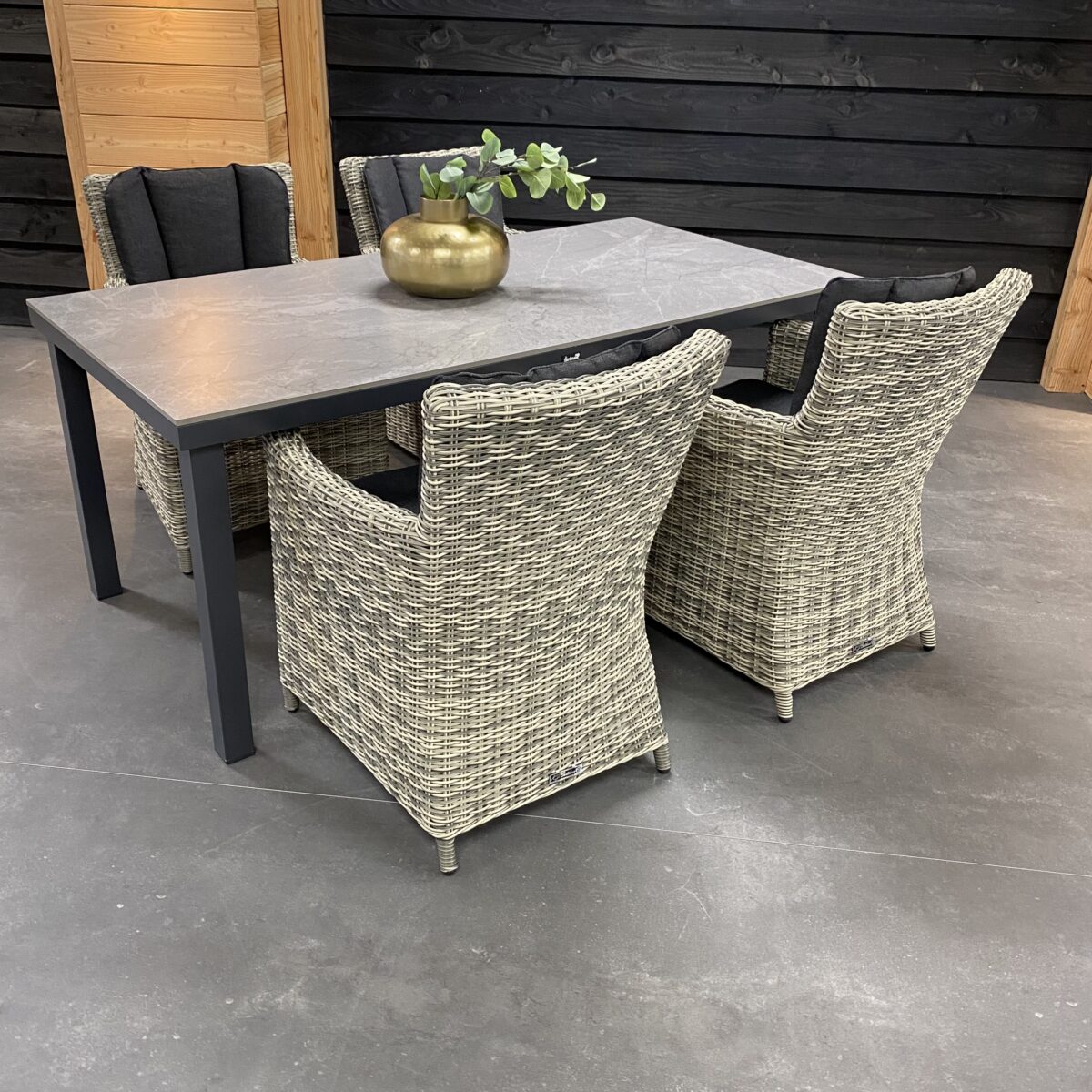 Hartman Comino Alonso 5-delige diningset 180x90cm - Afbeelding 2