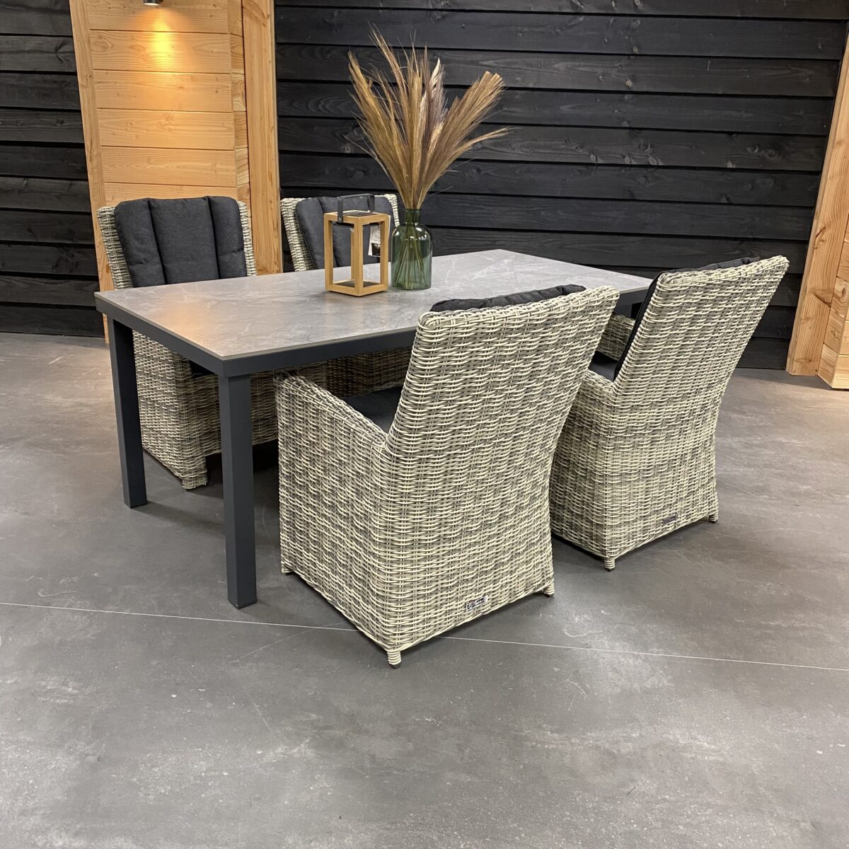 Hartman Comino Cancun 5-delige diningset 180x90cm - Afbeelding 2