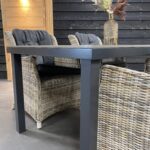 Hartman Comino Mallorca 5-delige diningset 180x90cm Naturel - Afbeelding 3