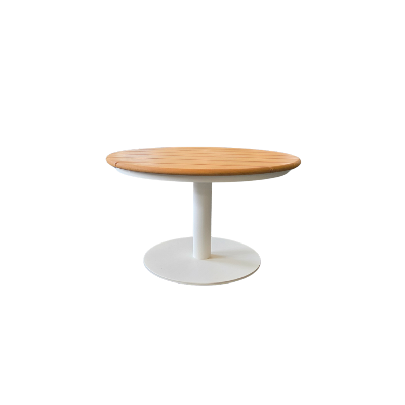 KJ Tuinmeubelen Ibiza sidetable Teak/White