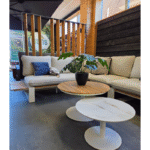 KJ Tuinmeubelen Ibiza sidetable combiset 1 White - Afbeelding 2