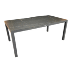 KJ Tuinmeubelen Havana dining tafel 180x100cm Grey