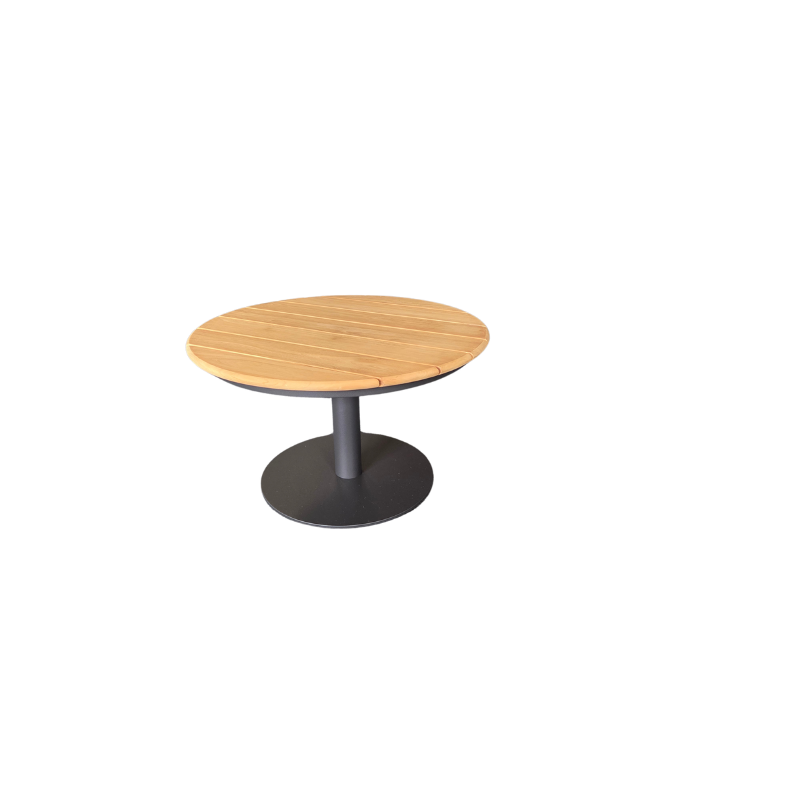 KJ Tuinmeubelen Ibiza sidetable Teak/Grey
