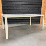 KJ Tuinmeubelen Havana dining tafel 180x100cm White - Afbeelding 4