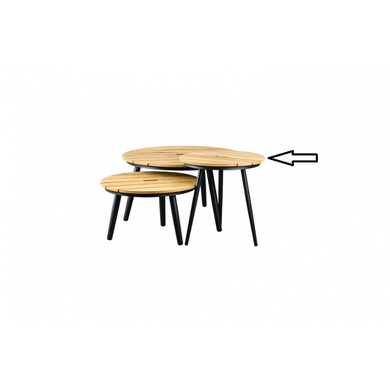 Suns Redondo Bijzettafel 50cmØ Teak