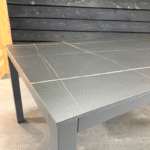 KJ Tuinmeubelen Havana dining tafel 180x100cm Grey - Afbeelding 5