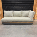 KJ Tuinmeubelen Santander Island Flexset met Firepit tafel Soft Grey - Afbeelding 9